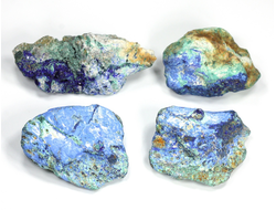 Азурит, Малахит, Азуромалахит, коллекционный образец в ассортименте, Россия, Алтай (30-40 мм, 14-17 г) №27091
