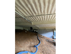 Утепление пола и подпола пенополиуретаном