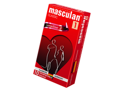 304 ПРЕЗЕРВАТИВЫ MASCULAN, СLASSIC 1, НЕЖНЫЕ, 19 СМ, 5,2 СМ, 10 ШТ