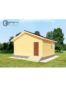 Д-04 ДАЧНЫЙ ДОМ ИЗ БРУСА: ГАБАРИТНЫЕ РАЗМЕРЫ: (6Х6М), ОБЩАЯ ПЛОЩАДЬ: 36М²