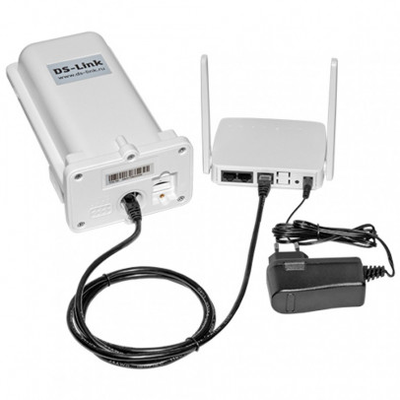 DS-4G-5KIT Комплект WiFi 3G/4G - уличный модем 3G/4G с точкой доступа WI-FI (в комплекте кабель 20 метров). Отличное решение для подключения к сетям мобильного интернета при не уверенном сигнале 4G или 3G