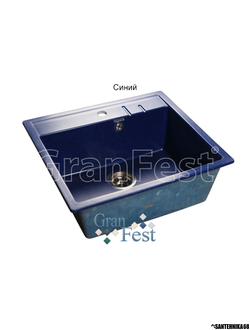 Керамическая мойка Granfest Гранфест QUADRO GF-Q560 1 секционная мойка с отверстием под смеситель