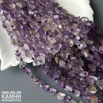 Аметрин, лавандовый аметист и цитрин камни 8,2-14,2х6,8-10,9 мм, цена за нить 20 см