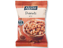 Alesto Peanuts Spicy Жареный арахис со специями 150гр