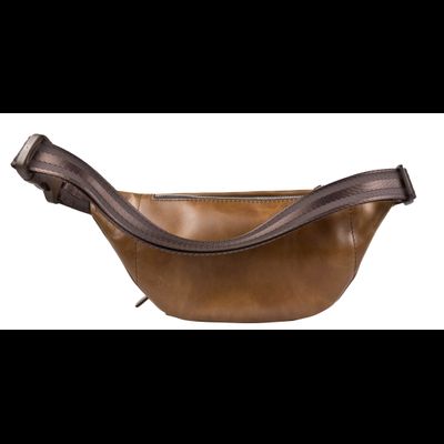 Кожаная поясная сумка Scarlino cognac (арт. 7018-03)