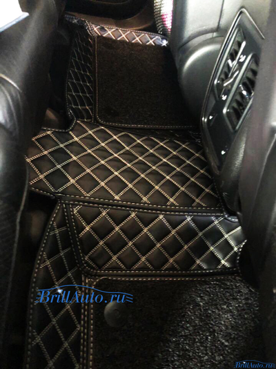 3D коврики в салон Jeep Grand Cherokee из экокожи