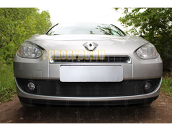 Защита радиатора Renault Fluence I 2009-2013 black низ