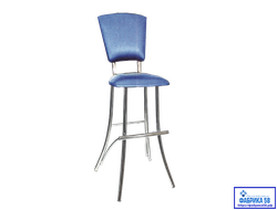 Барный стул Кардинал MS хром (25 ВАРИАНТОВ ЦВЕТА)