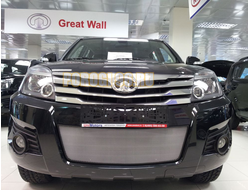 Защита радиатора Great Wall Hover H3 2010-2014 chrome