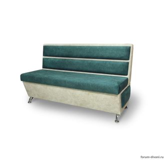 Кухонный ДИВАН "ФОРУМ-1МН", Зеленый/Слоновая кость