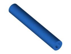 Hose, Pneumatic 4mm D. V2 Precut  3L / 2.4cm, Blue (21761 / 6118945)