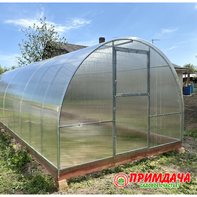 Теплица «Дачница Усиленная» 3*6 м. Сотовый поликарбонат 6 мм.