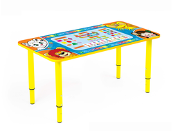 Стол детский 4-х местный Веселые Зверята