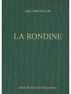 Puccini. La rondine Klavierauszug (it)
