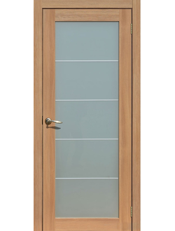 Дверь межкомнатная Экошпон Сибирь профиль Модель 213 триплекс Дуб Сантьяго