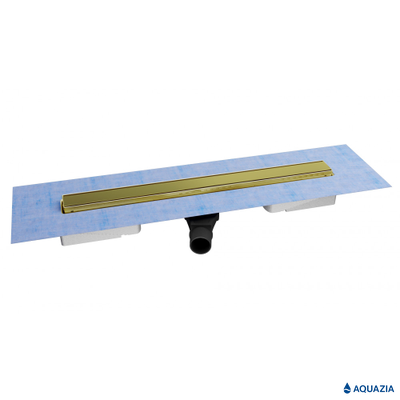Желоб водосток AQUAZIA В1 Keramik 600 Горизонтальный выпуск (Бронза)