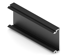 Профиль-крышка для полки с подсветкой ЧЁРНЫЙ МАТОВЫЙ L=....мм  DE0558.VP540.BKSPC.CJ  ARISTO