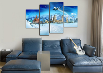 Модульная картина "Мировые столицы"