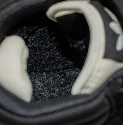 Adidas Campus With Fur White Black с мехом