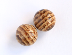 Шар Арагонит полосчатый в ассортименте, Перу (25 мм, 21 г) №13651