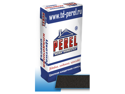 Цветной кладочный раствор Perel SL (Перел) темно-серый, 50кг