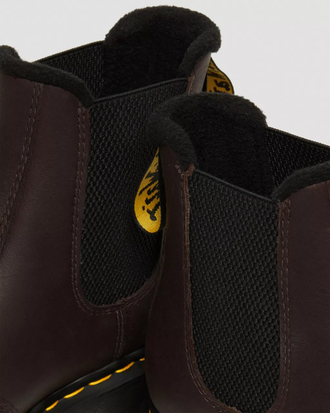Dr Martens 2976 Wintergrip Leather Chelsea Boots brown