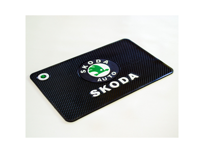 Коврик на торпеду с логотипом SKODA