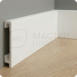 Плинтус из дюрополимера TeckWood ДП5 80х16х2000 мм. покрашенный в цвет RAL