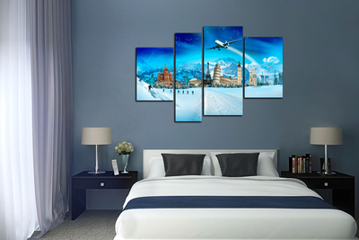 Модульная картина "Мировые столицы"