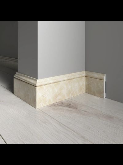 Напольный плинтус Decor-Dizayn 005-10, влагостойкий, ударопрочный, 2,4 метра