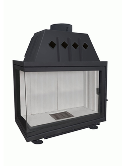 Каминная топка Экокамин Альфа 1000 L два стекла левая