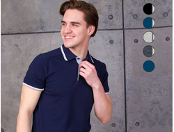 Рубашка поло мужская (А05) 200 гр/м2, 92% хлопок 8% эластан