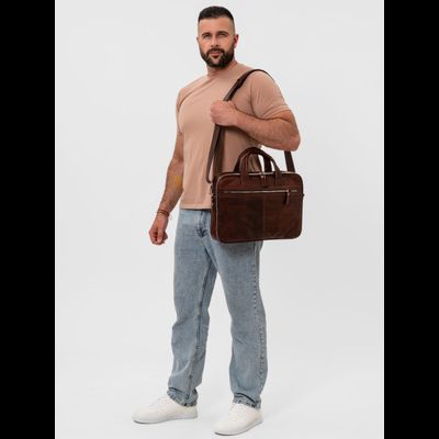 Сумка для ноутбука Montesano Premium brown (арт. 1006-53)