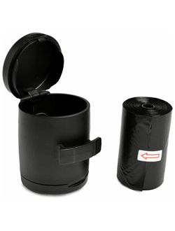 Flexi аксессуар Multi box S-М/L бокс для лакомств или пакетиков для сбора фекалий черный