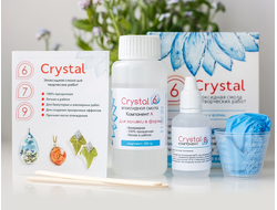 Crystal 6 эпоксидная смола двухкомпонентная (прозрачная), 150 грамм