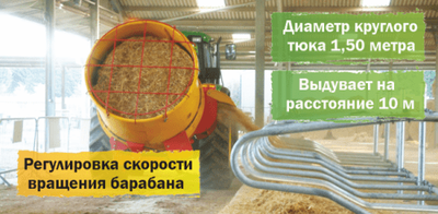 Измельчитель кормов Teagle Tomahawk 505M