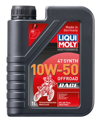 Масло моторное Liqui Moly Motorbike 4T Synth 10W-50 Offroad Race (Cинтетическое) - 1 Л (3051)