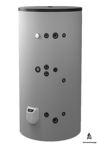 Комбинированный напольный водонагреватель 1000л, с двумя теплообменниками, эмалированный