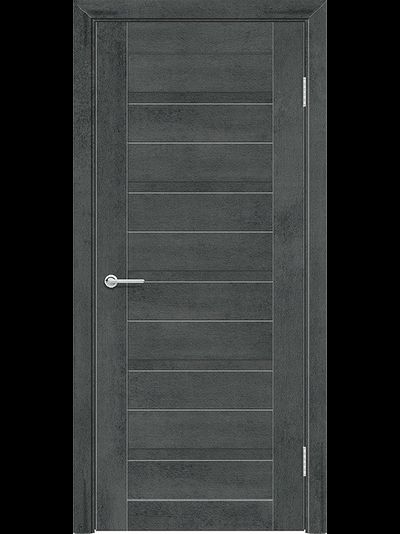 Дверь ЭкоСтиль 7 Лофт бетон темный, глухое полотно