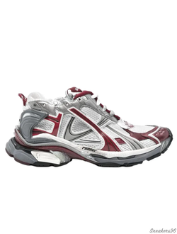 Balenciaga Runner Sneaker White Burgundy Мужские (41-45)