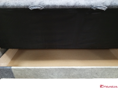 Диван ДАЧНИК-ПРЕМИУМ с декором синий