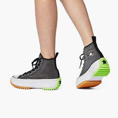 Converse Run Star Hike Hi Concrete Heat Black