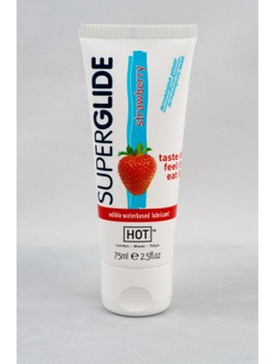 44119 Гель лубрикант SUPERGLIDE STRAWBERRY с ароматом земляники на водной основе, 75 мл (копия)