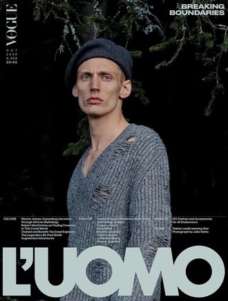 L&#039;UOMO VOGUE Italia October 2020 Tobias Lundh Cover, Photo Magazine, Fashion Magazine, Intpressshop
