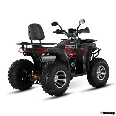 Бензиновый квадроцикл WHITE SIBERIA BARS 200CC PRO Черный