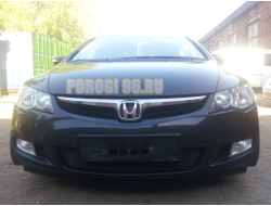 Защита радиатора Honda Civic 4D VIII 2006-2008 black