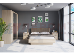 Спальня КАРИНА СК-1006 Гикори Джексон светлый