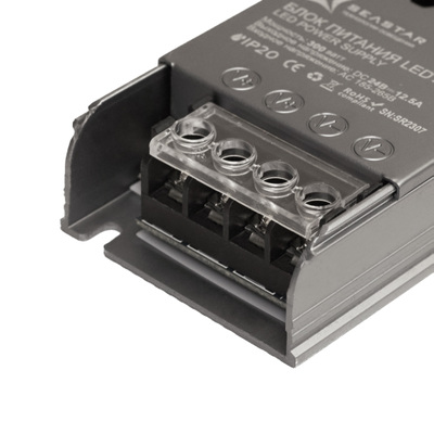 Блок питания 300W 24V IP20 Ultra Slim (24V/12,5A/300W) (SEASTAR/IP20 сетка/2 года)