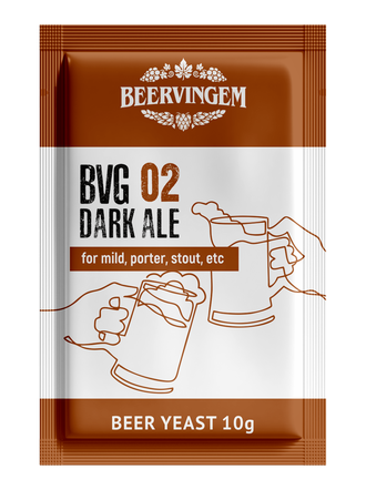 Дрожжи пивные "Beervingem" BVG-02 для темного пива, 10 гр