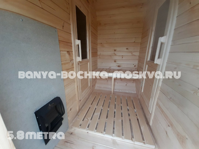 КВАДРО БАНЯ-БОЧКА 5 МЕТРОВ (ВХОД СБОКУ)